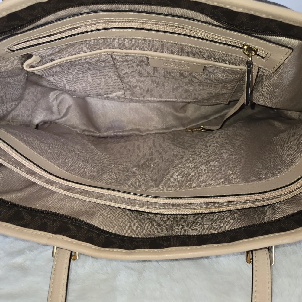Michael Kors Jet Set Mutifunctial Brown Travel Tote Bag